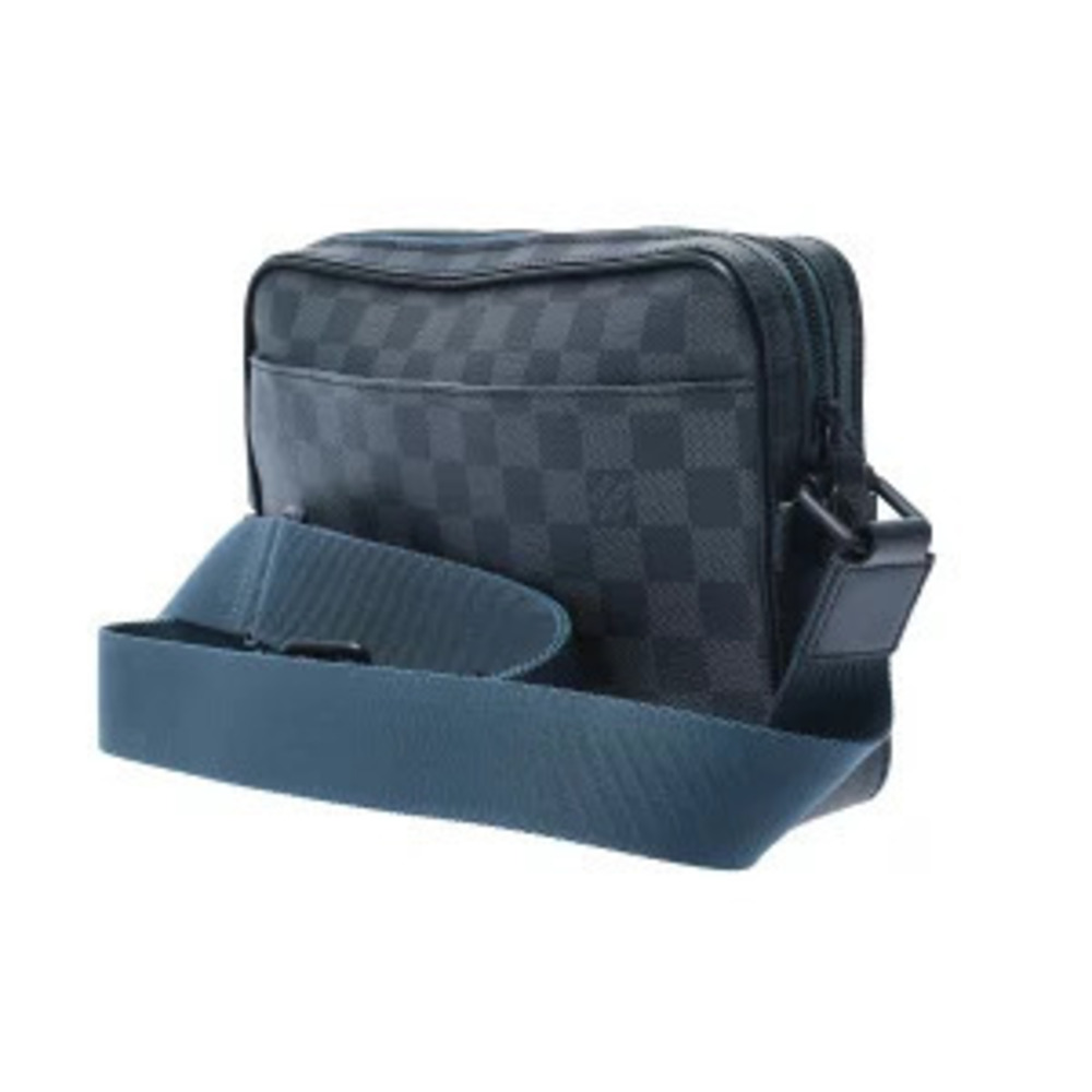 Louis Vuitton Canvas Shoulder Black Graphite Bag Messenger Damier Black Alpha